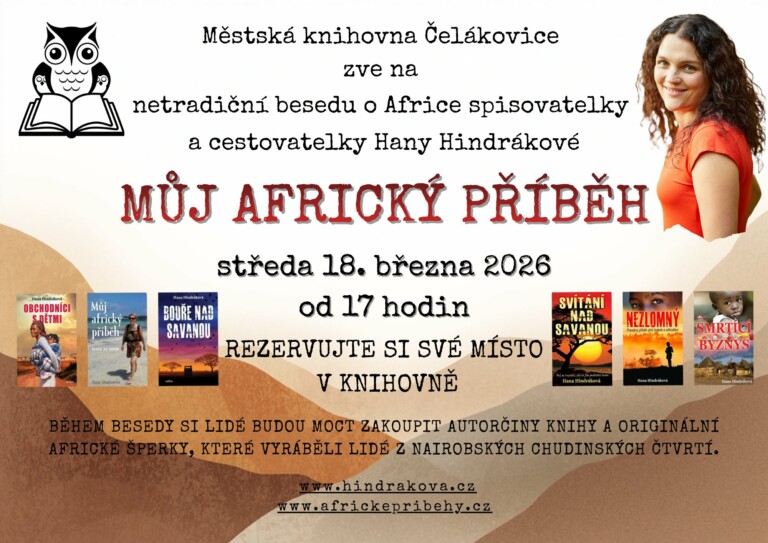 Beseda se spisovatelkou Hanou Hindrákovou