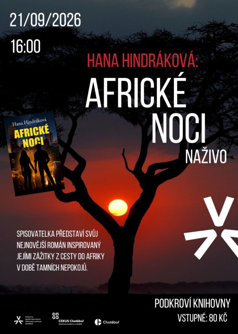 Beseda se spisovatelkou Hanou Hindrákovou