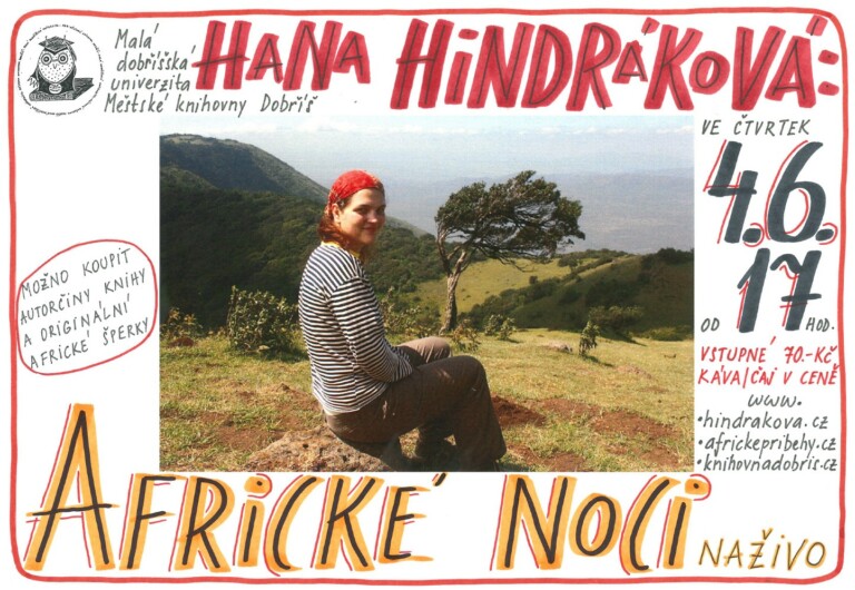 Beseda se spisovatelkou Hanou Hindrákovou