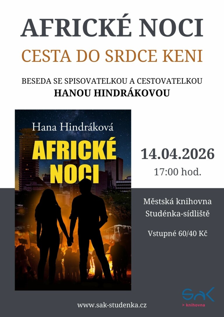 Beseda se spisovatelkou Hanou Hindrákovou