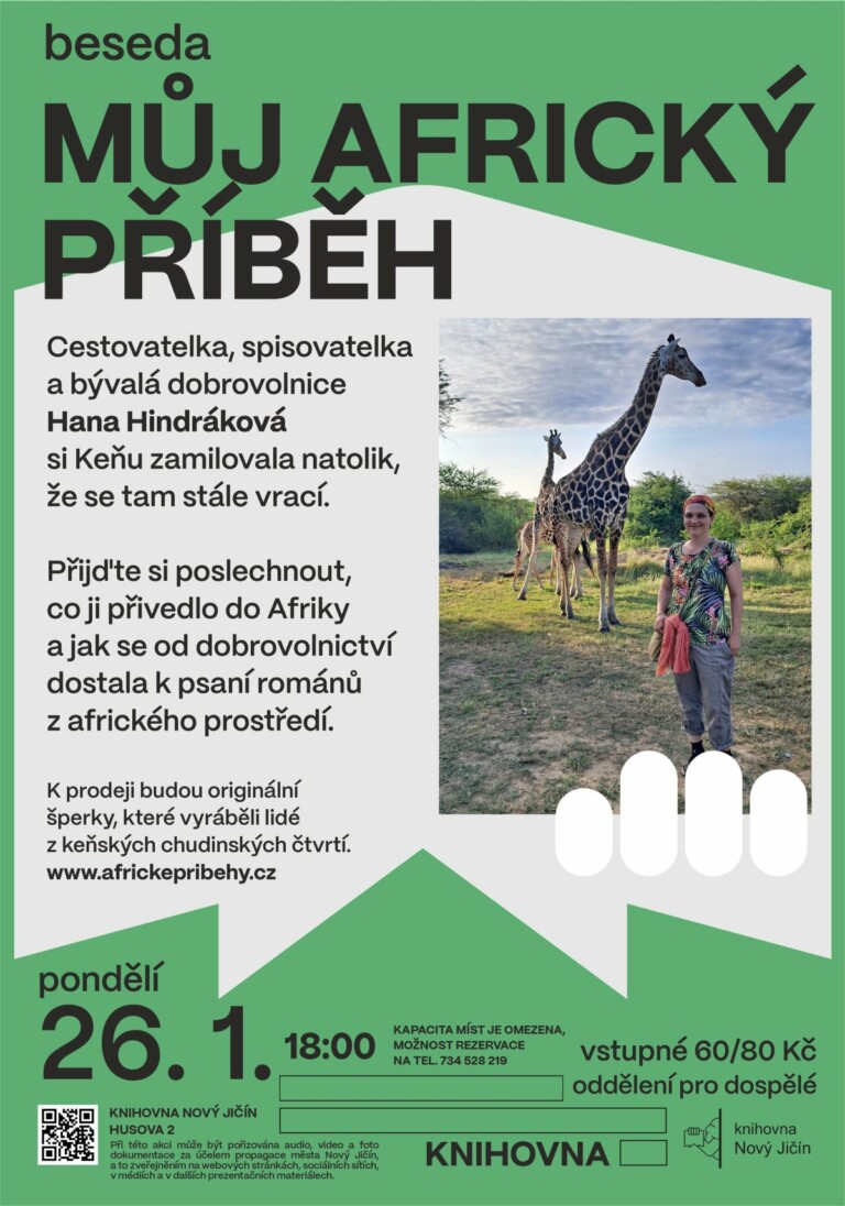 Beseda se spisovatelkou Hanou Hindrákovou