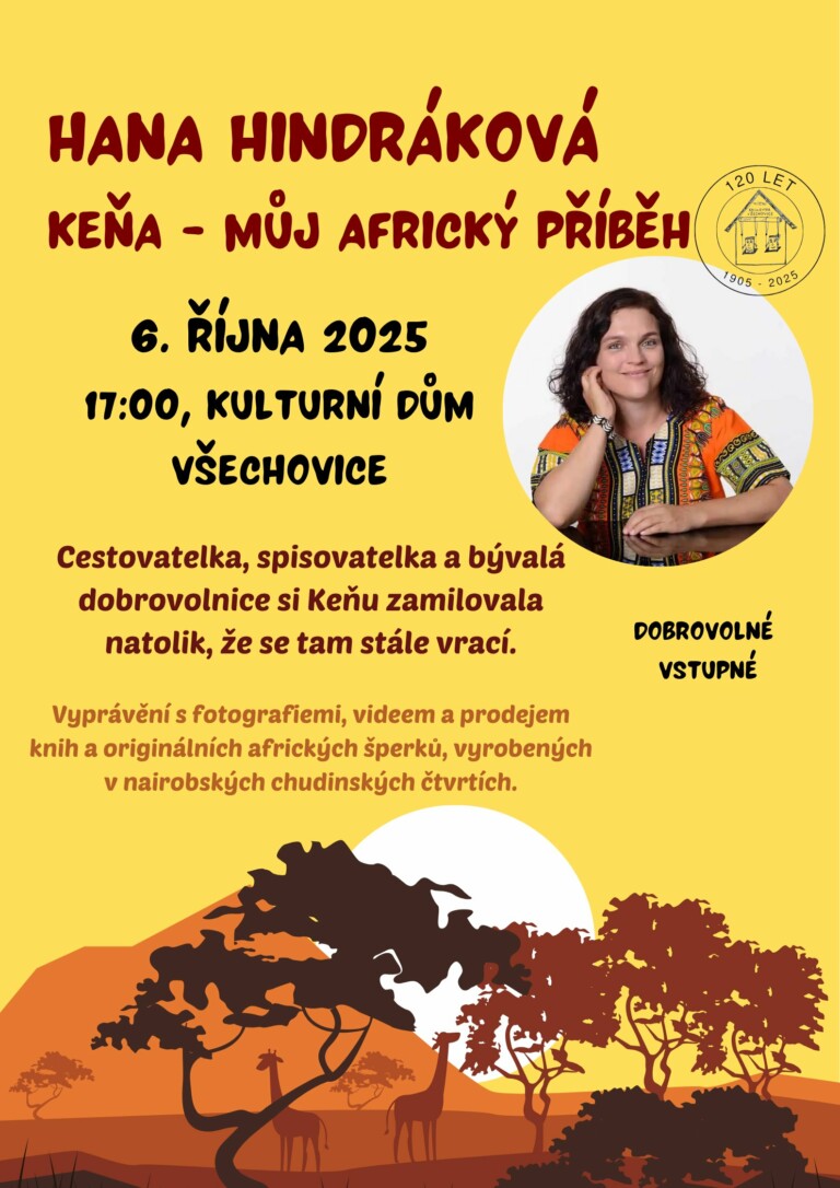 Beseda se spisovatelkou Hanou Hindrákovou